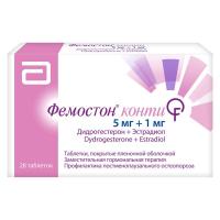 Фемостон 1 набор таб. п.п.о. 10мг+1мг+1мг N28