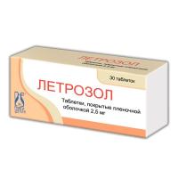 Летрозол таб. п.п.о. 2,5мг N30