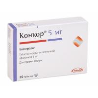 Конкор таб. п.п.о. 5мг N30