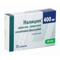 Нолицин таб. п.п.о. 400мг N20