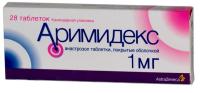 Аримидекс таб. п.п.о. 1мг N28
