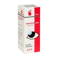 Тимолол-диа капли гл. 0,5% 5мл N1 (фл-кап)