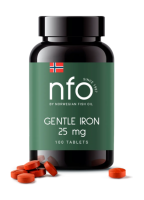 Норвегиан фиш оил (NFO) легкодоступное железо таб. 550мг N100