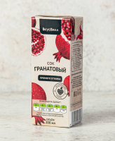 Вкусвилл сок гранатовый прямого отжима 200мл