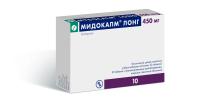 Мидокалм Лонг табл с пролонг высв п/о плен 450 мг х10