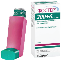 Фостер аэроз. д/ингал. доз. баллон 200мкг+6мкг 120доз N1