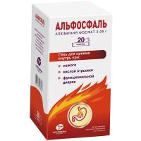 Альфосфаль гель внутр. 2,08г N20