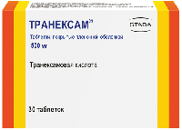 Транексам таб. п.п.о. 500мг N30