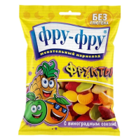 Мармелад жевательный фру-фру фрукты 80г