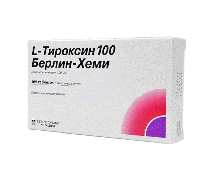 L-Тироксин 100 Берлин-Хеми таб. 100мкг N100