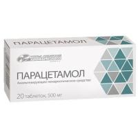 Парацетамол таб. 500мг №20