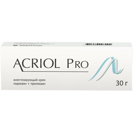Акриол про крем д/местн. и наруж прим. 2,5%+2,5% 30г N1