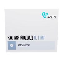 Калия йодид таб. 100мкг N100