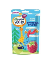 ДП фрутоняня фруктовые кусочки яблоко-малина 15г