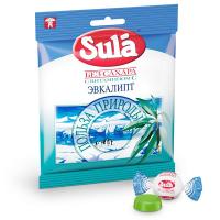 Леденцы Sula с витам.С эвкалипт б/сахара д/диабетиков 60г