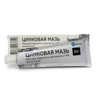 Цинковая мазь д/наруж.прим. 10% 25г N1
