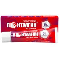 Пенталгин экстра-гель гель д/наруж прим 5 % туба 50 г х1