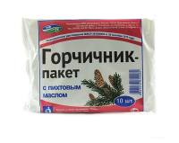 Горчичники пакет с пихтовым маслом N10