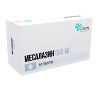 Месалазин табл. кишечнораств. п.о. 500мг №50