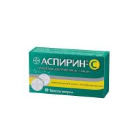 Аспирин-С таб. шип. 400 мг+240 мг N10