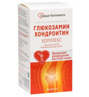 Сердце континента глюкозамин-хондроитин комплекс капс. 910мг N60