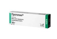 Протопик мазь д/наруж.прим. 0,03% 30г N1