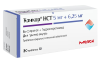 Конкор НСТ таб. п.п.о. 5мг+6,25мг N30