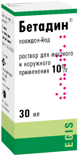 Бетадин р-р д/местн. и наружн. прим. 10% 30мл N1