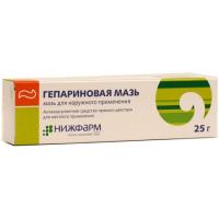 Гепариновая мазь 25г №1