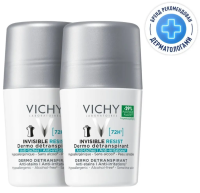 VICHY DUOPACK Дез/антипер. шар. жен. INVISIBLE 72ч 2Х50мл (-50%)