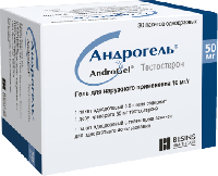 Андрогель гель д/наружн. прим. 10мг/г 5г N30