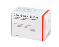Салофальк таб. п.п.о кш/раств 500мг N100