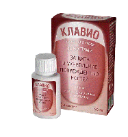 Клавио лосьон д/ухода за ногтями защита и укрепление поврежденных ногтей 20мл