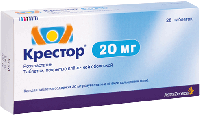 Крестор таб. п.п.о. 20мг №28