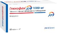 Глюкофаж лонг таб.пролонг.высвоб. 1000мг N60