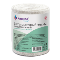 Бинт эластичный ВР 3мх10см клинса (застежка)