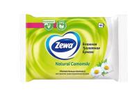 Бумага туалетная влажная Зева ромашка N40