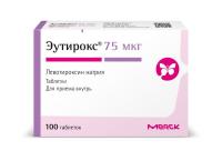 ЭУТИРОКС ТАБ. 75МКГ №100