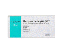Натрия тиосульфат р-р в/в 300мг/мл 10мл N10