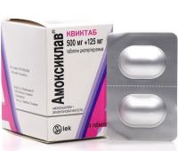 Амоксиклав Квиктаб таб. дисперг. 500мг+125мг №14