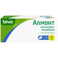 Алмонт таб. жев. 4мг N28