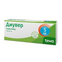 Диувер таб. 5мг N20