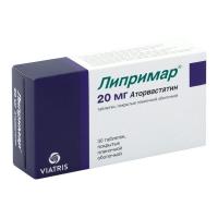 Липримар таб. п.п.о. 20мг N30