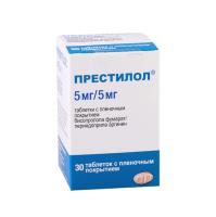 Престилол таб. п.п.о. 5мг+5мг N30