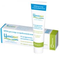 Циновит крем от аллергических проявлений на коже 40мл (раздражение покраснение зуд)