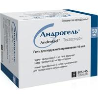 Андрогель гель д/наружн. прим. 10мг/г 5г N30