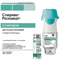 Спирива Респимат р-р д/ингал. картридж 2,5мкг/доза 60доз 4мл N1 (с ингалятором Респимат)