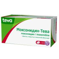 Моксонидин-Тева таб. п.п.о. 0,2мг N60
