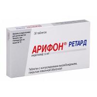 Арифон ретард таб.с контр.высвоб.п.п.о. 1,5мг N30