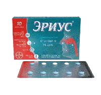 Эриус таб. п.п.о. 5мг N10